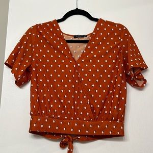 Orange shirt